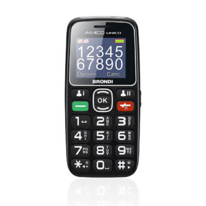 Cellulare BRONDI AMICO UNICO Duos Black Italia