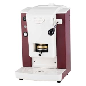 Macchina Da Caffe' FABER Slot Plast Basic Telaio Borgogna Plastiche Bianco Pressacialda In Ottone SPBORBBASOTT