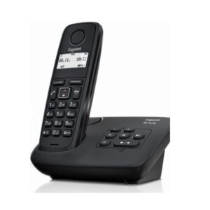 Cordless SIEMENS Gigaset AL117a Con Segreteteria Telefonica Black